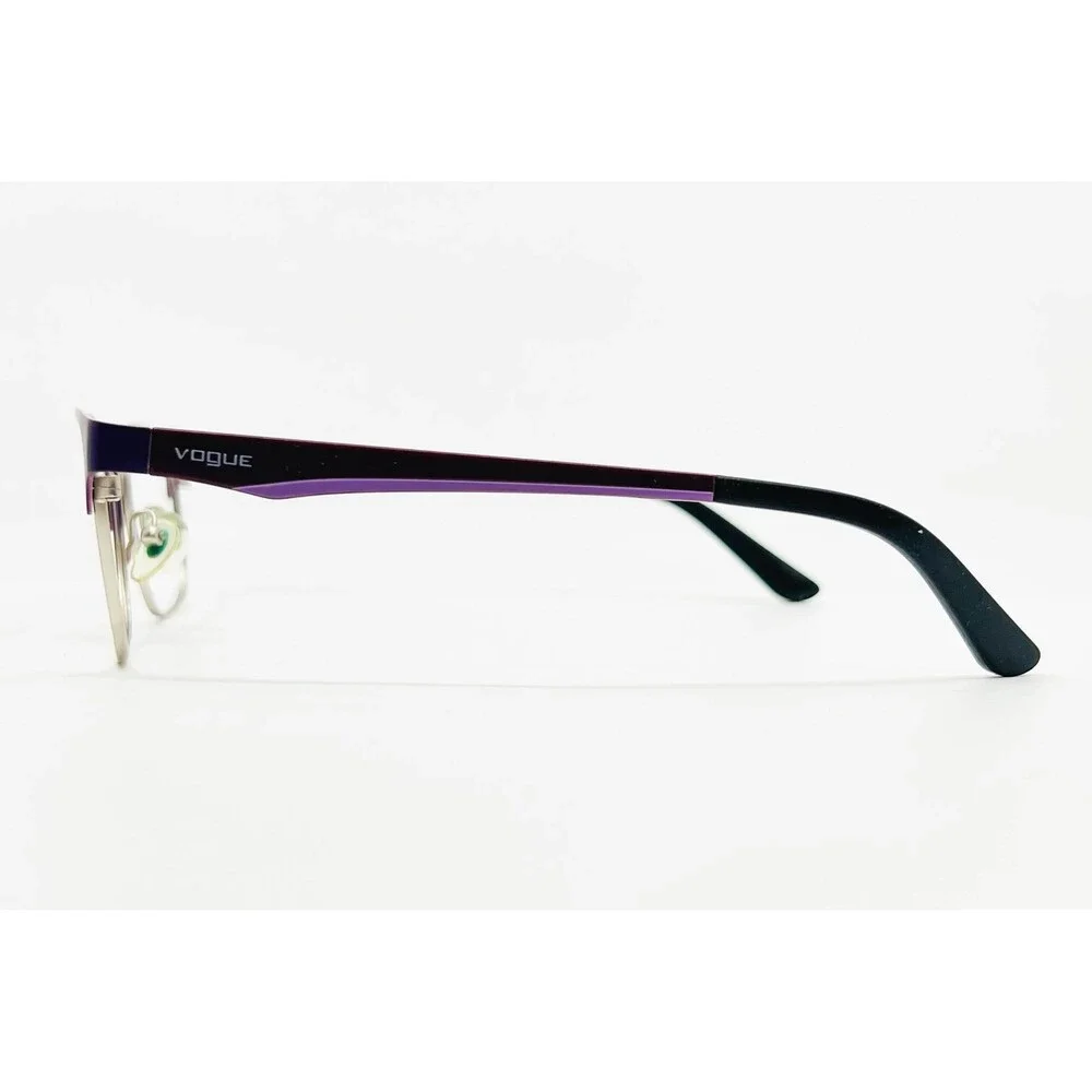 Vogue Eyeglasses Womens Purple Silver VO 3997 995-S 52-16-140 Full Rim Frames 52